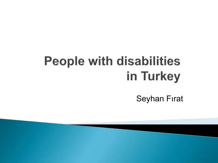 people with disabilities in turkey