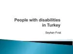 People with disabilities in Turkey - slide 1