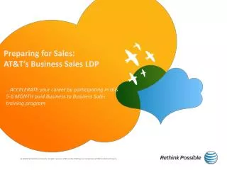 Preparing for Sales: AT&amp;T’s Business Sales LDP