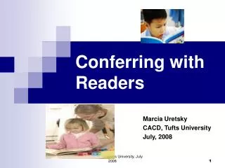 conferring with readers