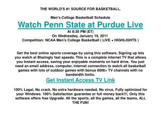 Penn State at Purdue live | Men's College BB | NCAA sports T