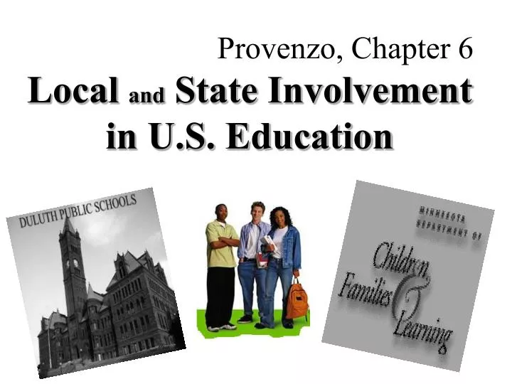 local and state involvement in u s education