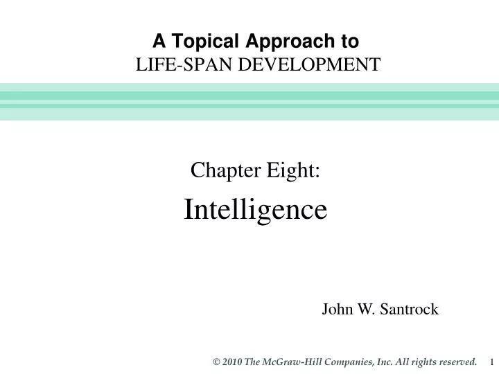 a topical approach to life span development