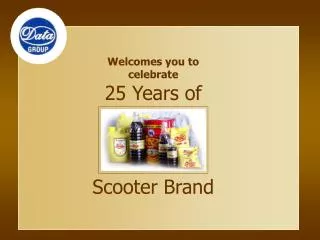 Welcomes you to celebrate 25 Years of Scooter Brand