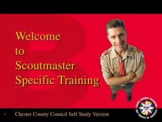 Welcome to Scoutmaster Specific Training