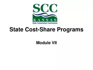 State Cost-Share Programs