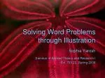 Solving Word Problems through Illustration - slide 1