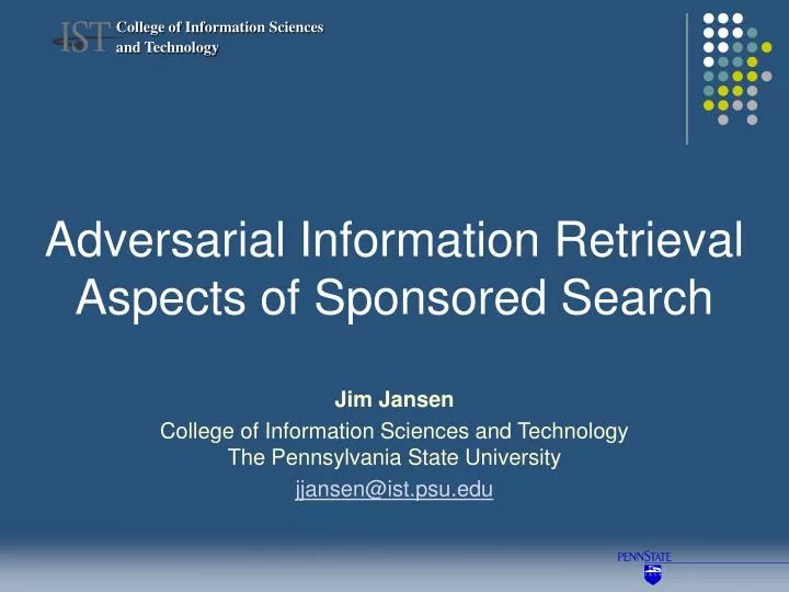 adversarial information retrieval aspects of sponsored search