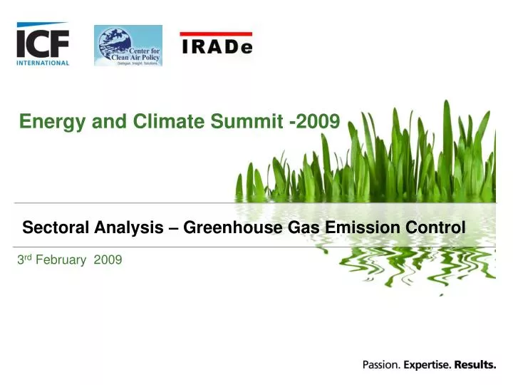 energy and climate summit 2009