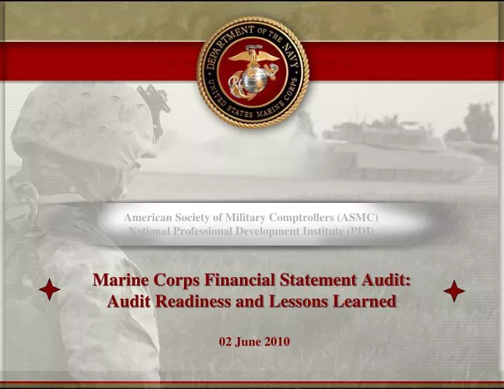 marine corps financial statement audit audit readiness and lessons learned