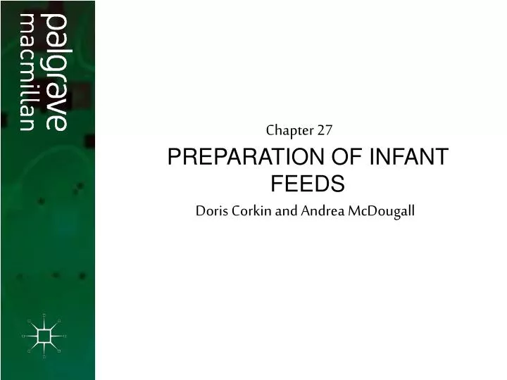 preparation of infant feeds