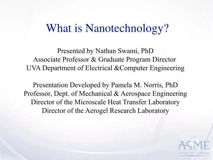 what is nanotechnology