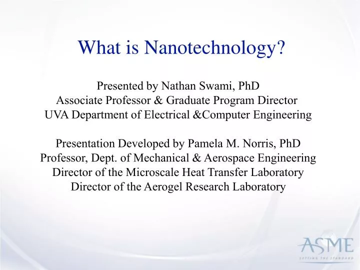 Nanotechnology: The Next Really Big Small Thing. What is Nanotechnology? -  ppt download