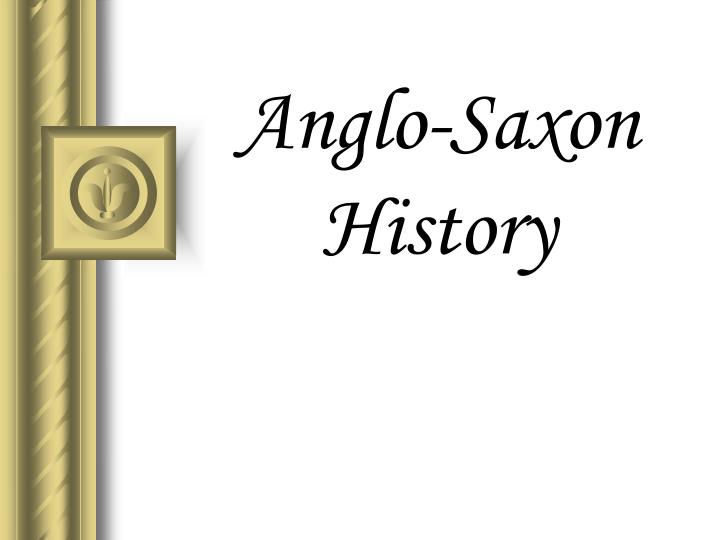 anglo saxon history