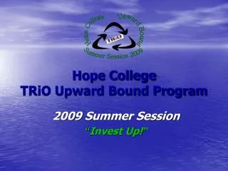 Hope College TRiO Upward Bound Program