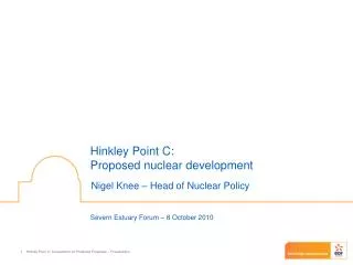 Hinkley Point C: Proposed nuclear development