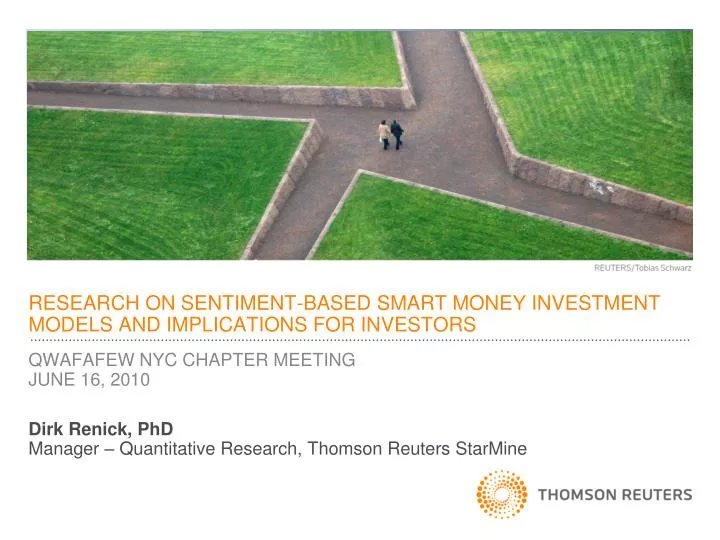 research on sentiment based smart money investment models and implications for investors