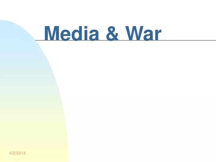 media war
