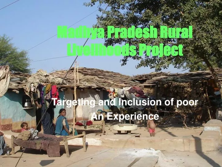 madhya pradesh rural livelihoods project