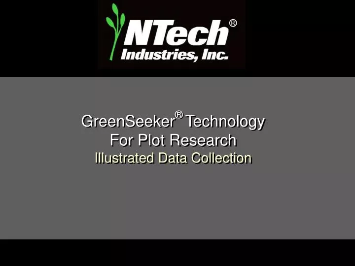 greenseeker technology for plot research illustrated data collection