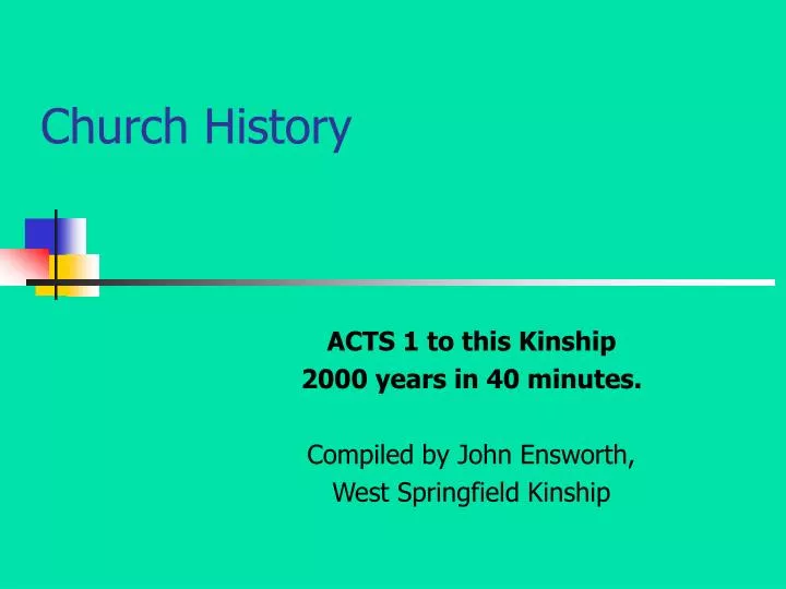 church history