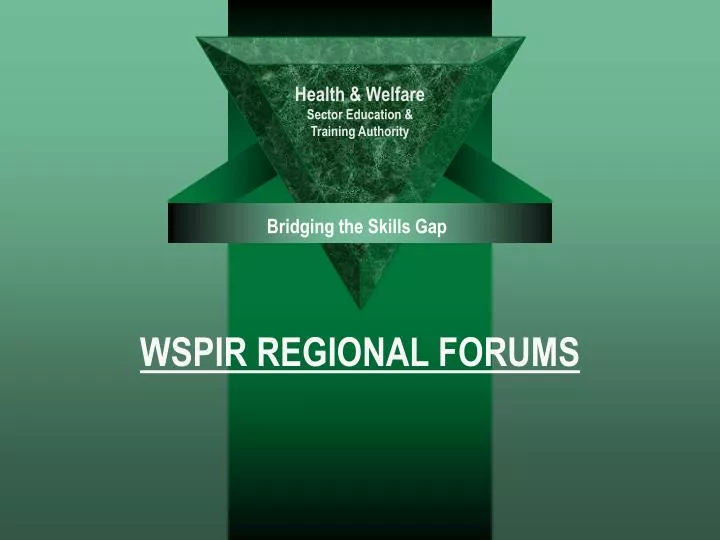 wspir regional forums