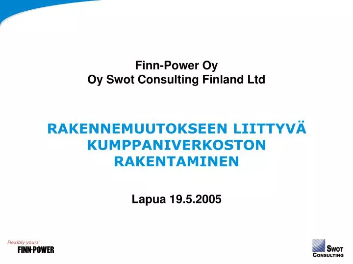 finn power oy oy swot consulting finland ltd