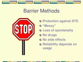Barrier Methods