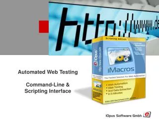 Automated Web Testing Command-Line &amp; Scripting Interface