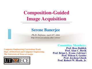 Composition-Guided Image Acquisition