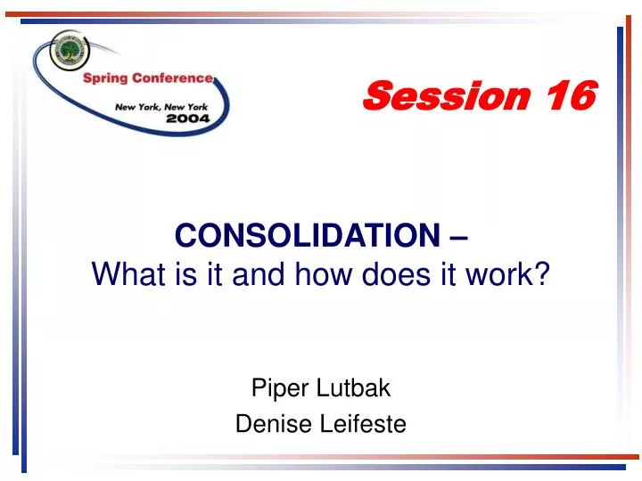 consolidation what is it and how does it work