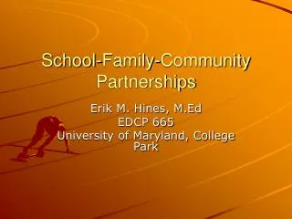 School-Family-Community Partnerships