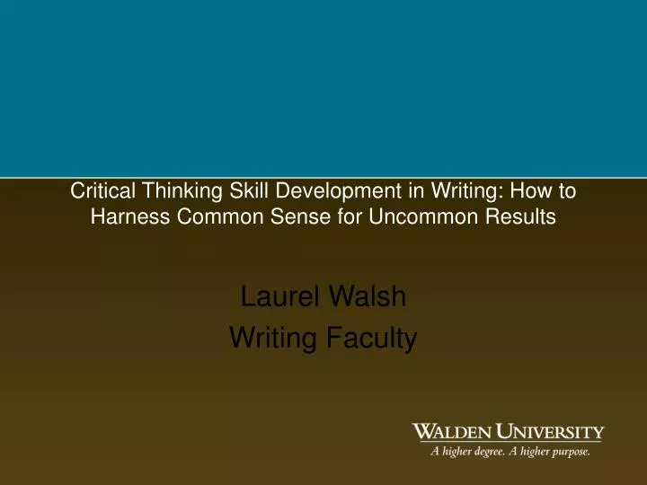 laurel walsh writing faculty