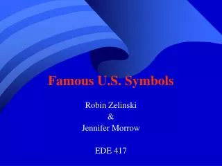Famous U.S. Symbols