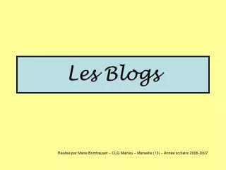 les blogs
