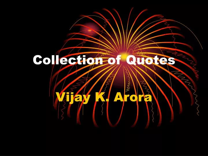 collection of quotes