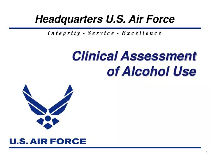 clinical assessment of alcohol use