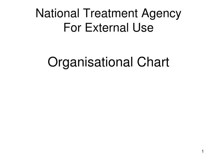 national treatment agency for external use