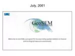 July, 2001 - slide 1