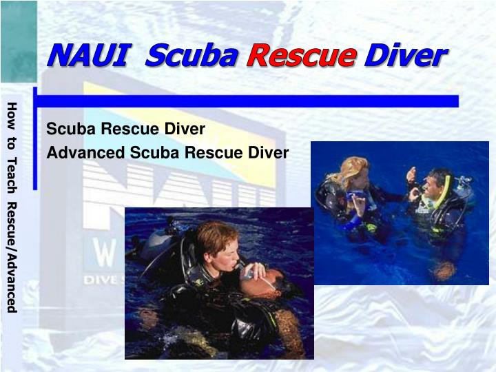 naui scuba rescue diver