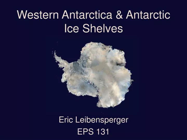 western antarctica antarctic ice shelves