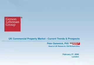 UK Commercial Property Market - Current Trends &amp; Prospects