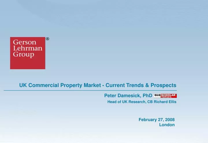 uk commercial property market current trends prospects