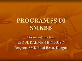 program 5s di smkbb