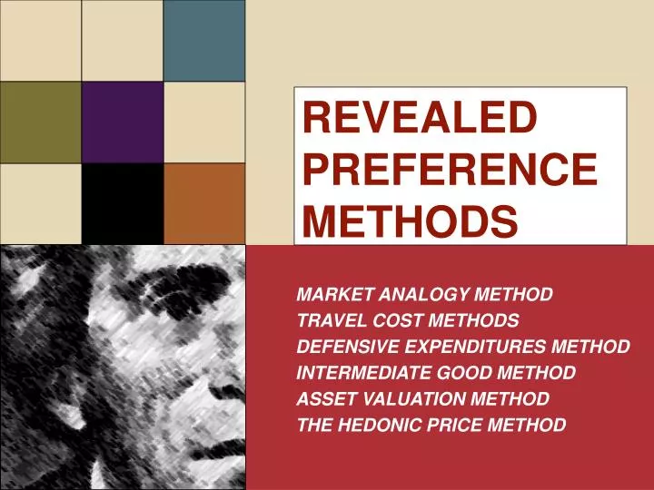revealed preference methods