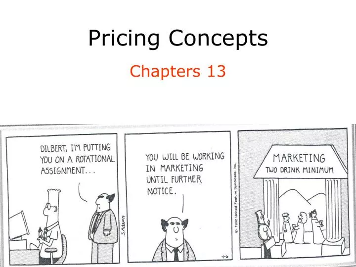 pricing concepts
