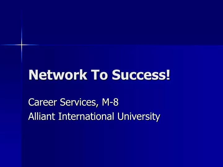 network to success