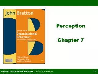 Perception Chapter 7