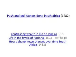 Push and pull factors done in sth africa (1482)
