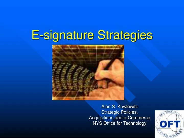e signature strategies